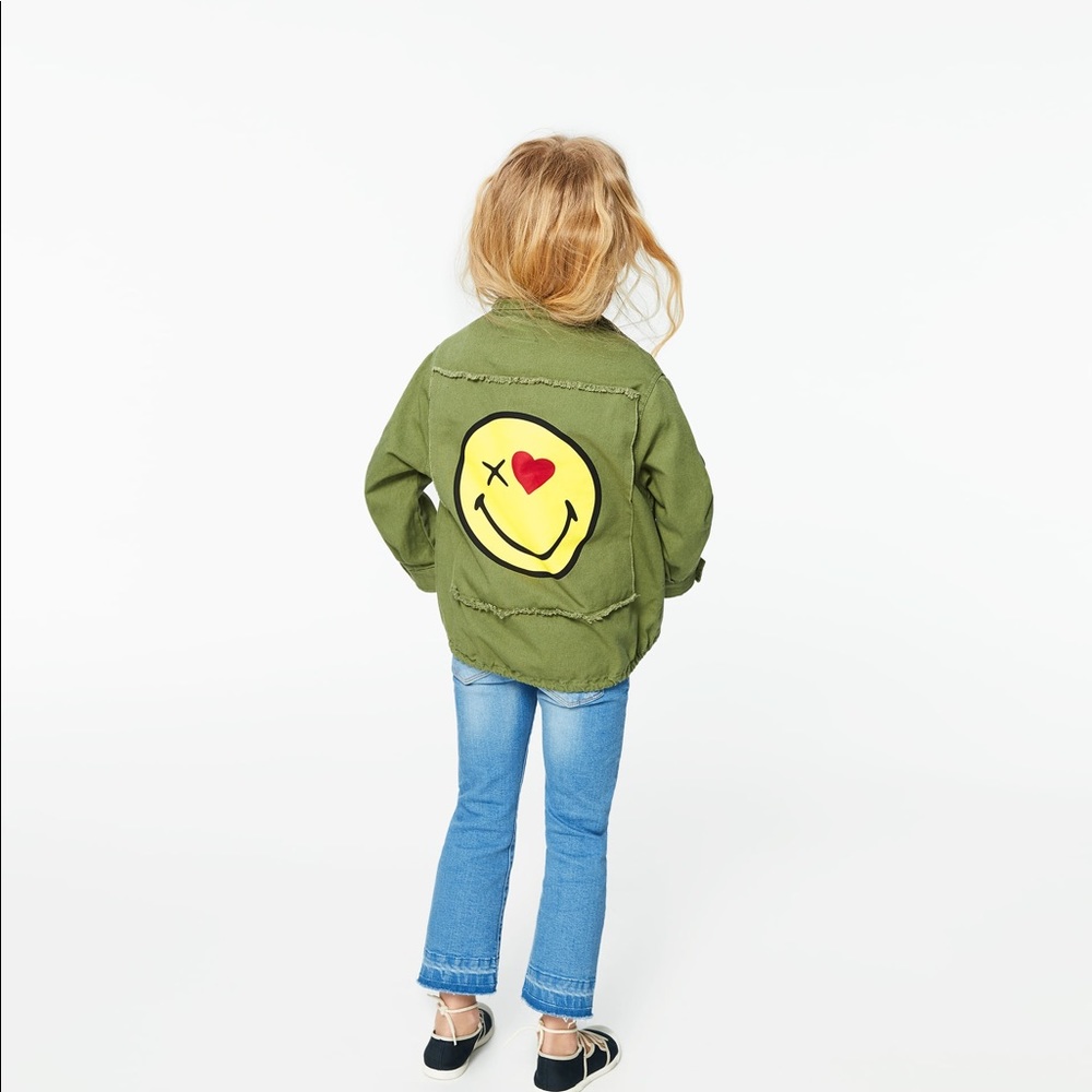 Zara girl military jacket 7